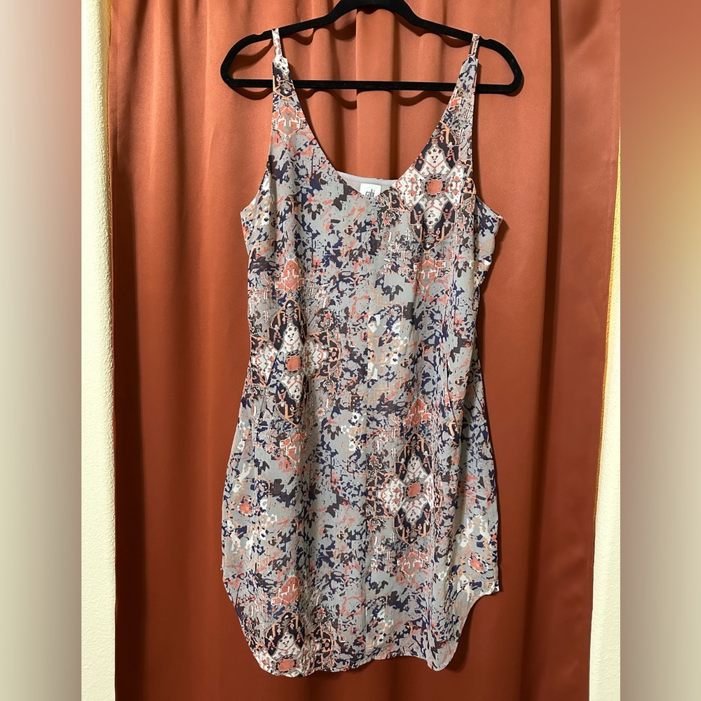 Cabi Fresco Slip Dress Floral Sleeveless Pocket Women’s M
